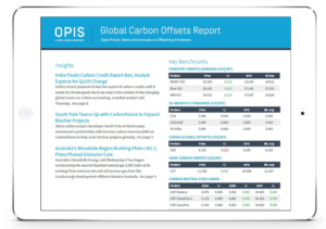 OPIS Global Carbon Offsets Report