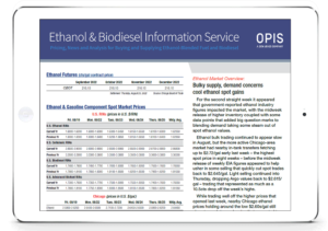Ethanol & Biodiesel Information Service Newsletter